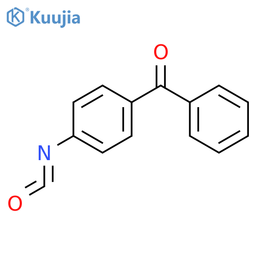 (4-isocyanatophenyl)(phenyl)methanone structure