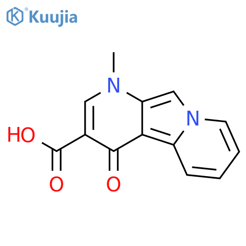 1-Methyl-4-oxo-1,4-dihydropyrido[3,2-a]indolizine-3-carboxylic acid structure