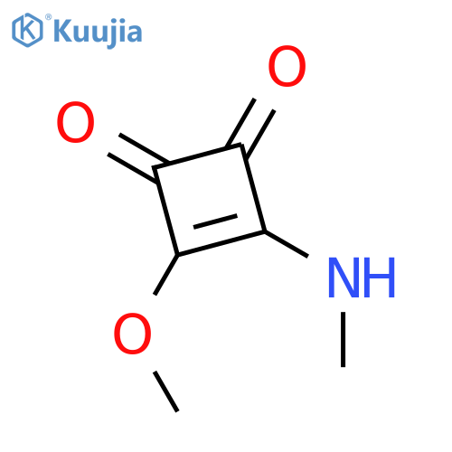 3-Methoxy-4-(methylamino)cyclobut-3-ene-1,2-dione structure