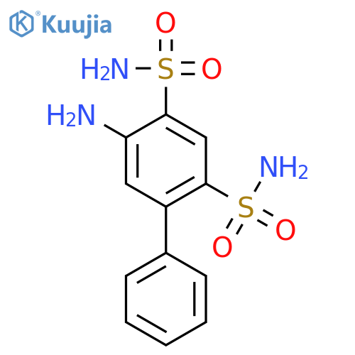 [1,1'-Biphenyl]-2,4-disulfonamide, 5-amino- structure