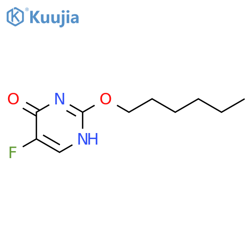 4(1H)-PYRIMIDINONE, 5-FLUORO-2-(HEXYLOXY)- structure