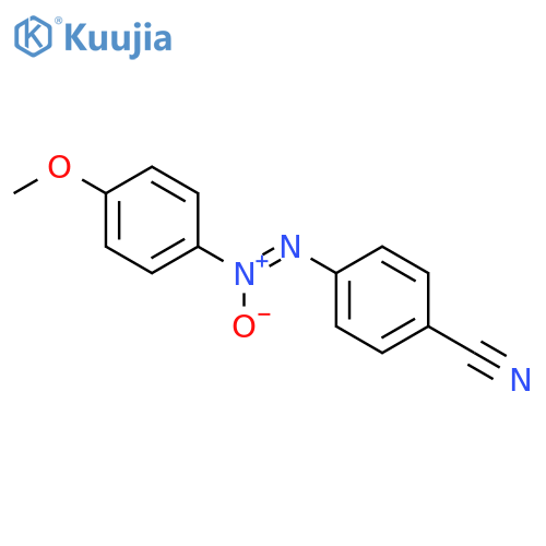 Benzonitrile, 4-[(4-methoxyphenyl)azoxy]- structure