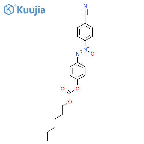 CARBONIC ACID, 4-[(4-CYANOPHENYL)AZOXY]PHENYL HEXYL ESTER structure