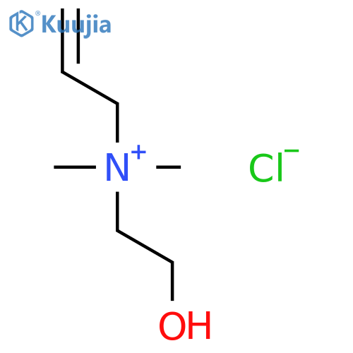 2-Propen-1-aminium, N-(2-hydroxyethyl)-N,N-dimethyl-, chloride structure