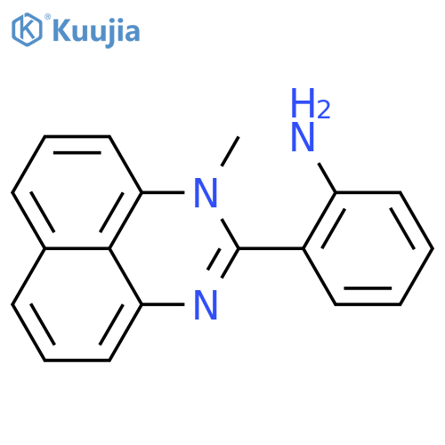 2-(1-methylperimidin-2-yl)aniline structure
