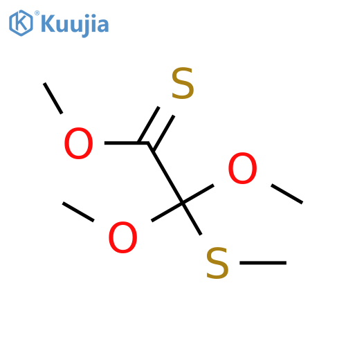ETHANETHIOIC ACID, DIMETHOXY(METHYLTHIO)-, O-METHYL ESTER structure