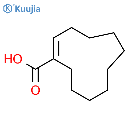 1-CYCLOUNDECENE-1-CARBOXYLIC ACID, (Z)- structure