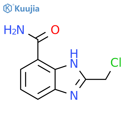 2-(chloromethyl)-1H-Benzimidazole-7-carboxamide structure