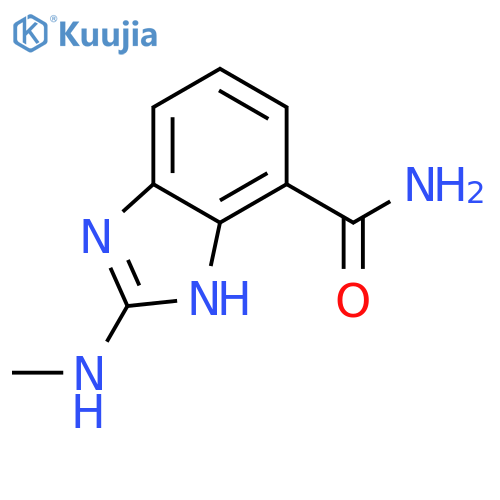 1H-Benzimidazole-7-carboxamide,2-(methylamino)- structure