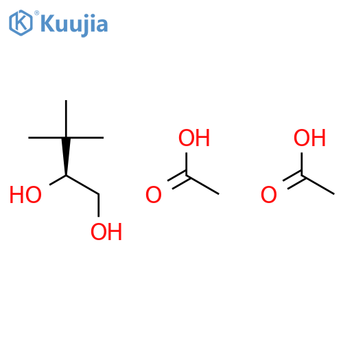 1,2-BUTANEDIOL, 3,3-DIMETHYL-, DIACETATE, (2S)- structure