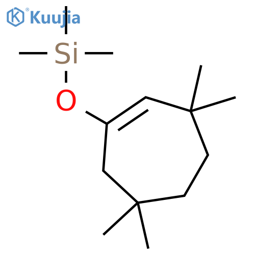 Silane, trimethyl[(3,3,6,6-tetramethyl-1-cyclohepten-1-yl)oxy]- structure