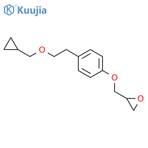 4-2-(Cyclopropylmethoxy)ethylphenoxymethyloxirane structure