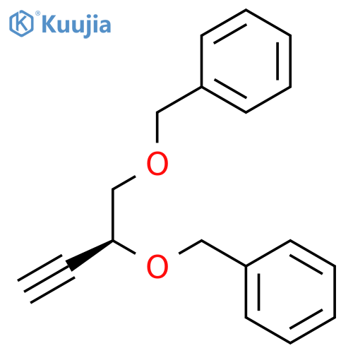 Benzene, 1,1'-[[(1S)-1-ethynyl-1,2-ethanediyl]bis(oxymethylene)]bis- structure