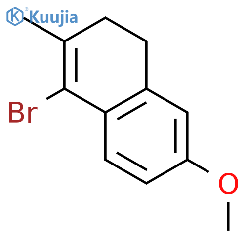 NAPHTHALENE, 1-BROMO-3,4-DIHYDRO-6-METHOXY-2-METHYL- structure