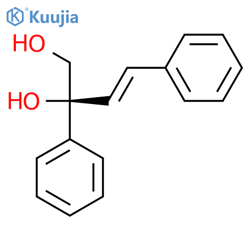 3-Butene-1,2-diol, 2,4-diphenyl-, (2S,3E)- structure