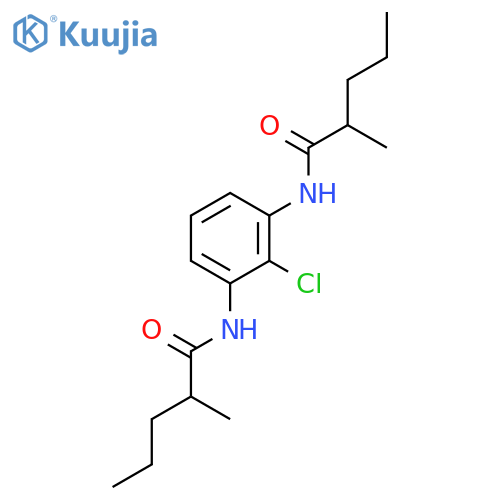 PENTANAMIDE, N,N'-(CHLORO-1,3-PHENYLENE)BIS[2-METHYL- structure