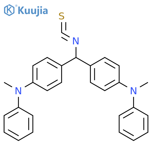 BENZENAMINE, 4,4'-(ISOTHIOCYANATOMETHYLENE)BIS[N-METHYL-N-PHENYL- structure