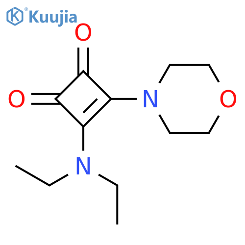 3-Cyclobutene-1,2-dione, 3-(diethylamino)-4-(4-morpholinyl)- structure