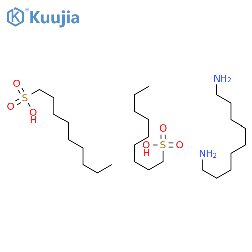 1-Nonanesulfonic acid, compd. with 1,9-nonanediamine (2:1) structure