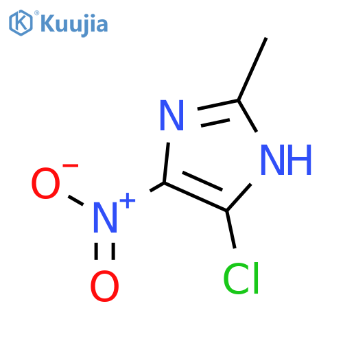 5-chloro-2-methyl-4-nitro-1H-imidazole structure