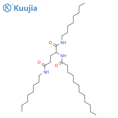 Pentanediamide, N,N'-dioctyl-2-[(1-oxododecyl)amino]-, (2S)- structure