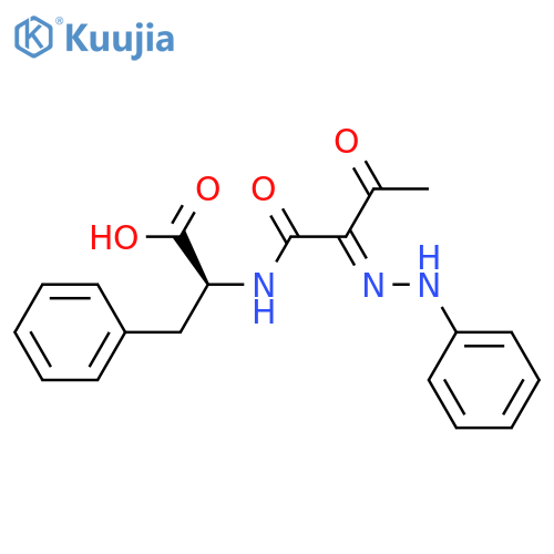 L-Phenylalanine, N-[1,3-dioxo-2-(phenylhydrazono)butyl]- structure