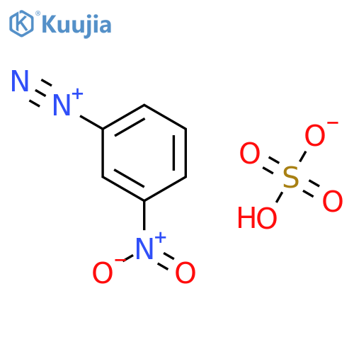 Benzenediazonium, 3-nitro-, sulfate (1:1) structure