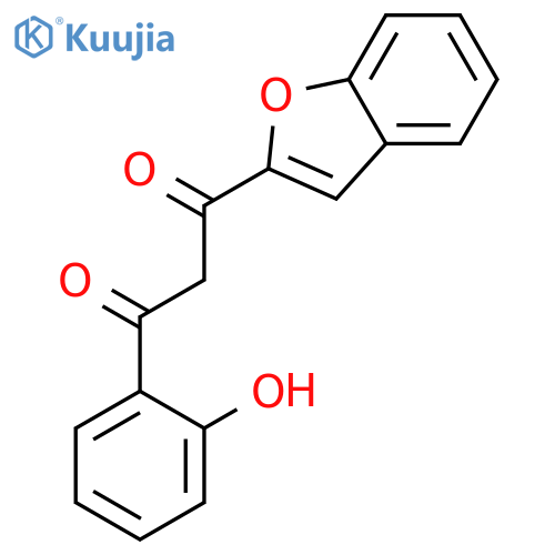 1,3-PROPANEDIONE, 1-(2-BENZOFURANYL)-3-(2-HYDROXYPHENYL)- structure