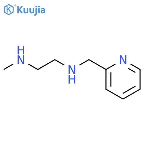 N-methyl-n’-(pyridin-2-ylmethyl)ethane-1,2-diamine structure