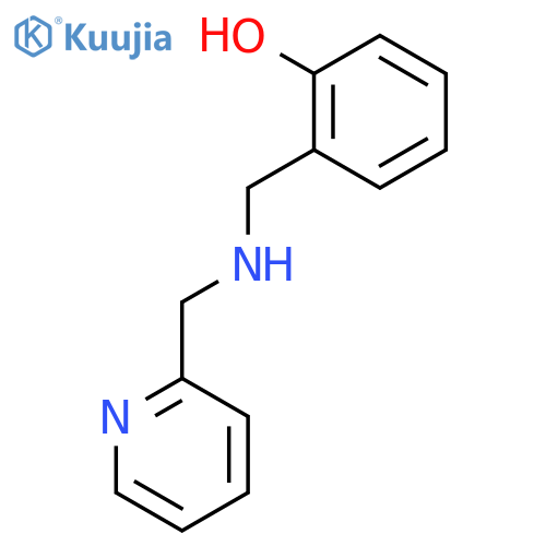 2-({[(pyridin-2-yl)methyl]amino}methyl)phenol structure