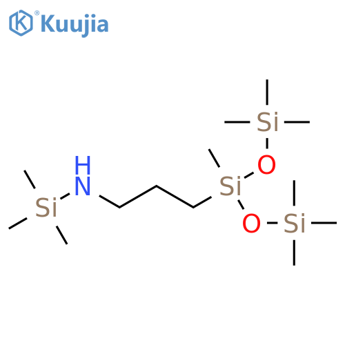 Silanamine,1,1,1-trimethyl-N-[3-[1,3,3,3-tetramethyl-1-[(trimethylsilyl)oxy]disiloxanyl]propyl]- structure