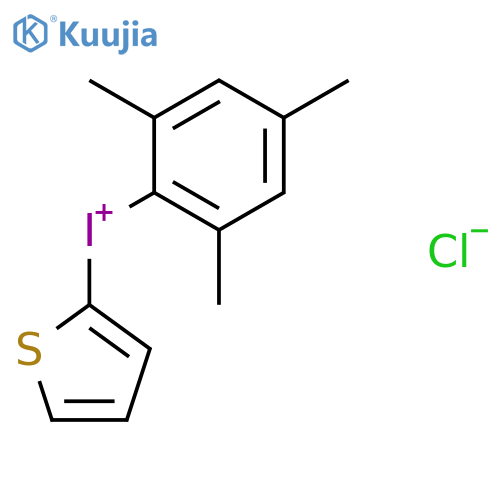 IODONIUM, 2-THIENYL(2,4,6-TRIMETHYLPHENYL)-, CHLORIDE structure