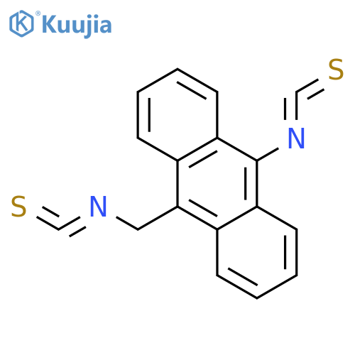ANTHRACENE, 9-ISOTHIOCYANATO-10-(ISOTHIOCYANATOMETHYL)- structure