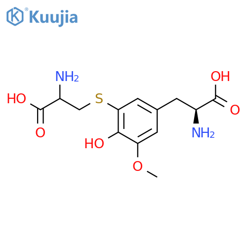 3-[(2-Amino-2-carboxyethyl)sulfanyl]-5-methoxy-L-tyrosine structure