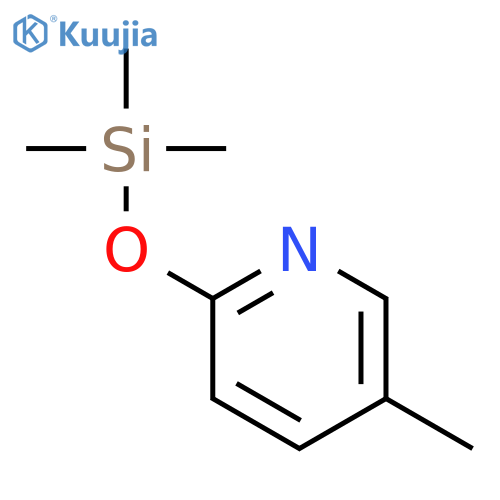 Pyridine, 5-methyl-2-[(trimethylsilyl)oxy]- structure