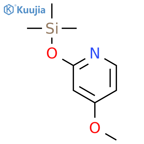 pyridine, 4-methoxy-2-[(trimethylsilyl)oxy]- (9ci) structure