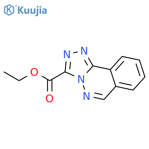 1,2,4-Triazolo[3,4-a]phthalazine-3-carboxylic acid, ethyl ester structure