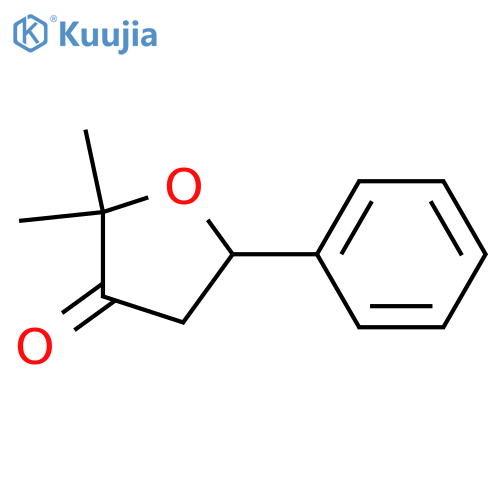 2,2-Dimethyl-5-phenyldihydrofuran-3(2H)-one structure