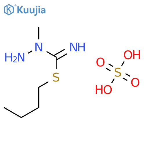 butyl 1-methylhydrazinecarbimidothioate sulfate (1:1) structure