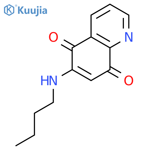 6-(Butylamino)-5,8-quinolinedione structure