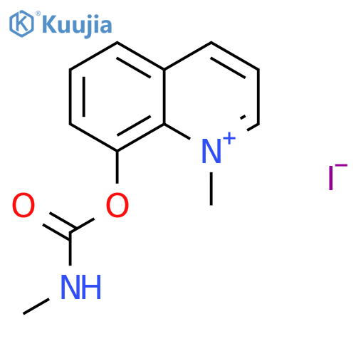 1-methyl-8-[(methylcarbamoyl)oxy]quinolinium iodide structure