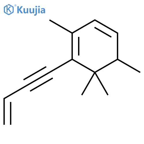 1,3-Cyclohexadiene, 1-(3-buten-1-ynyl)-2,5,6,6-tetramethyl- structure