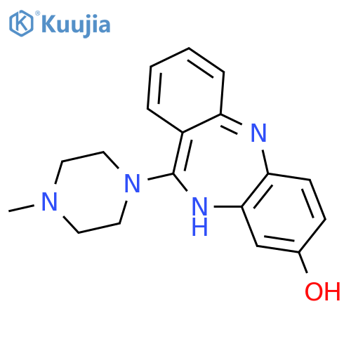 11-4-Methyl-piperazin-1-yl)-5H-dibenzob,e1,4diazepin-8-ol structure