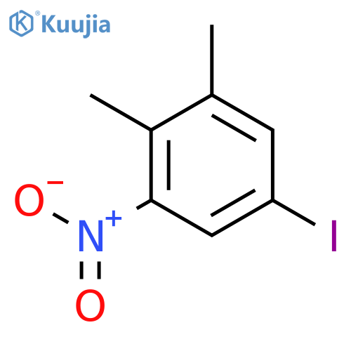 Benzene, 5-iodo-1,2-dimethyl-3-nitro- structure