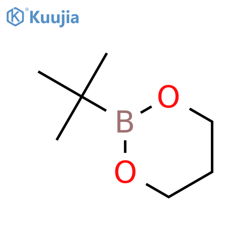 1,3,2-DIOXABORINANE, 2-(1,1-DIMETHYLETHYL)- structure