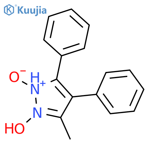 1H-PYRAZOLE, 1-HYDROXY-5-METHYL-3,4-DIPHENYL-, 2-OXIDE structure