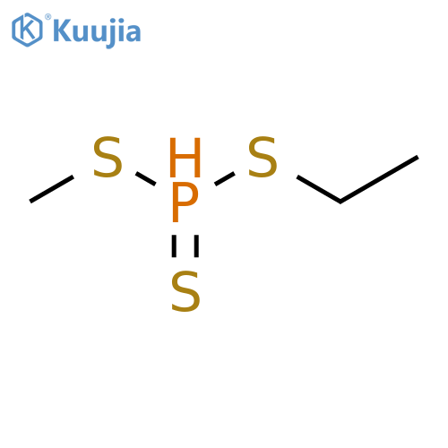Phosphonotrithioic acid, ethyl methyl ester structure
