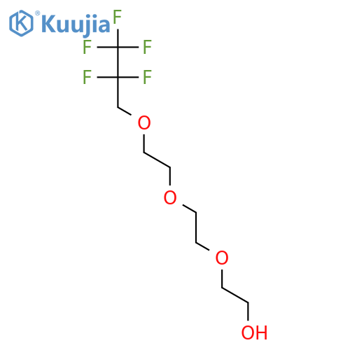 Ethanol, 2-[2-[2-(2,2,3,3,3-pentafluoropropoxy)ethoxy]ethoxy]- structure