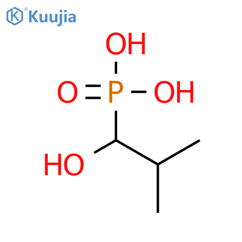 Phosphonic acid, (1-hydroxy-2-methylpropyl)- structure