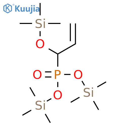 Phosphonic acid, [1-[(trimethylsilyl)oxy]-2-propenyl]-, bis(trimethylsilyl)ester structure